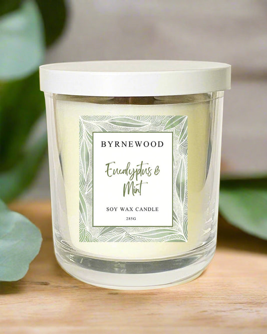 Byrnewood Eucalyptus & Mint Soy Wax Candle 285g